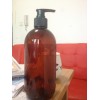 茶色　pet 洗發瓶５００ＭＬ